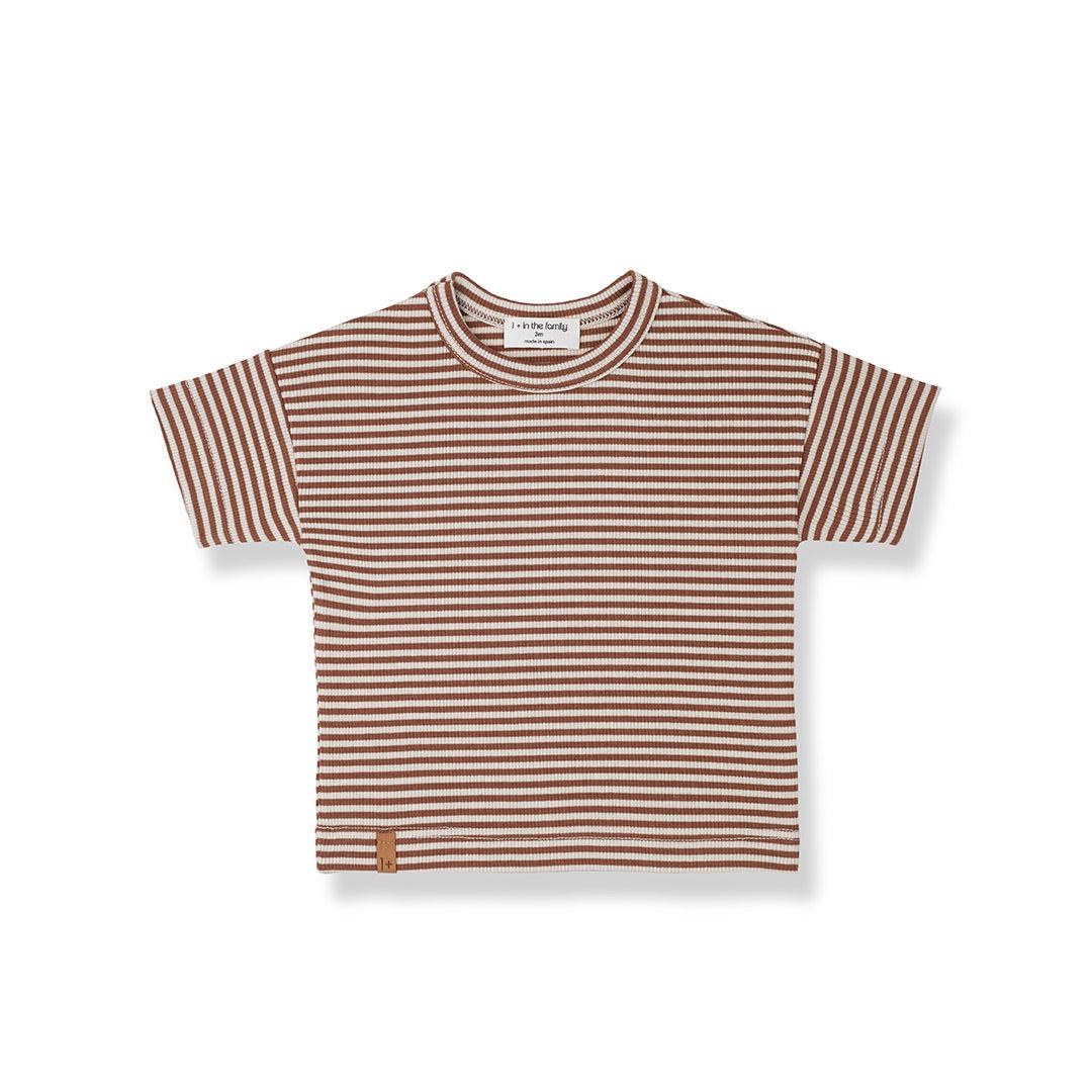 1+ in the family Aristide Short Sleeve T-Shirt - Sienna-Tops-Sienna-6m | Natural Baby Shower