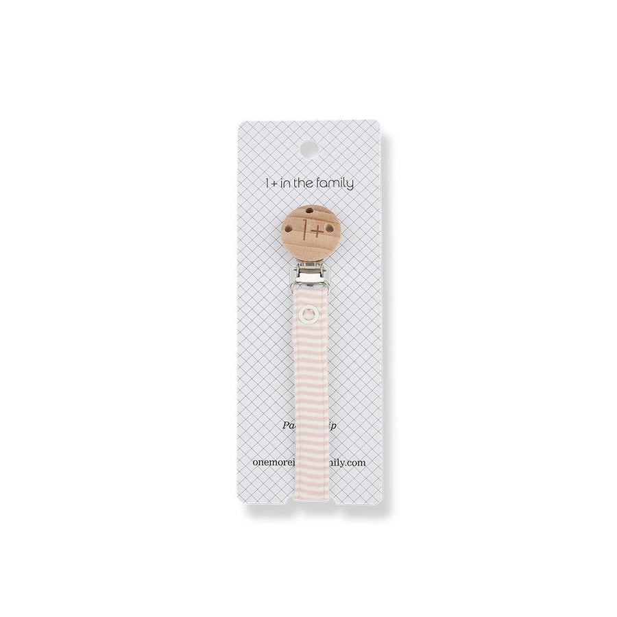 1+ In The Family Aina Pacifier Clip - Nude-Pacifier Clips-Nude-U | Natural Baby Shower