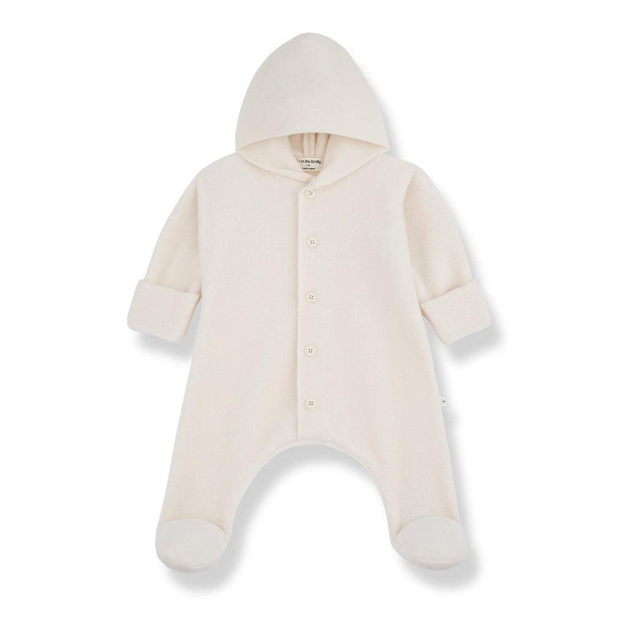1+ In The Family Beate Polar Suit - Ecru-Pramsuits-Ecru-3m | Natural Baby Shower