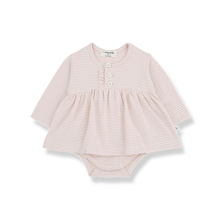 1+ In The Family Ida Dress - Nude-Dresses-Nude-12m | Natural Baby Shower