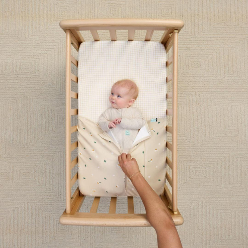 ergoPouch Organic Crib All Year HugMe Blanket - Rose - 1.0 / 2.5 TOG-Blankets-Rose- | Natural Baby Shower