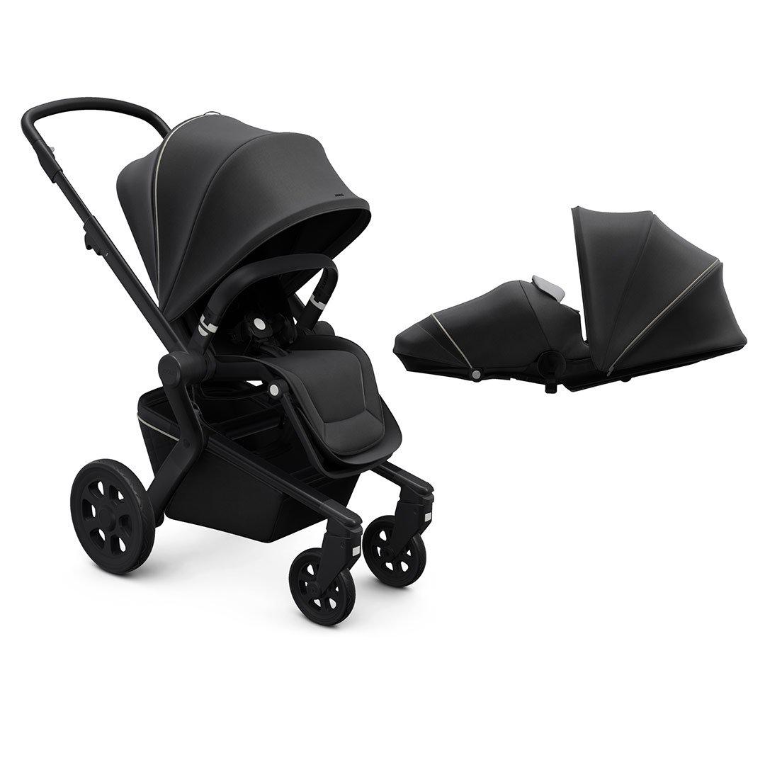 Joolz Hub Pushchair - Brilliant Black (Bundled)-Strollers-Cocoon- | Natural Baby Shower