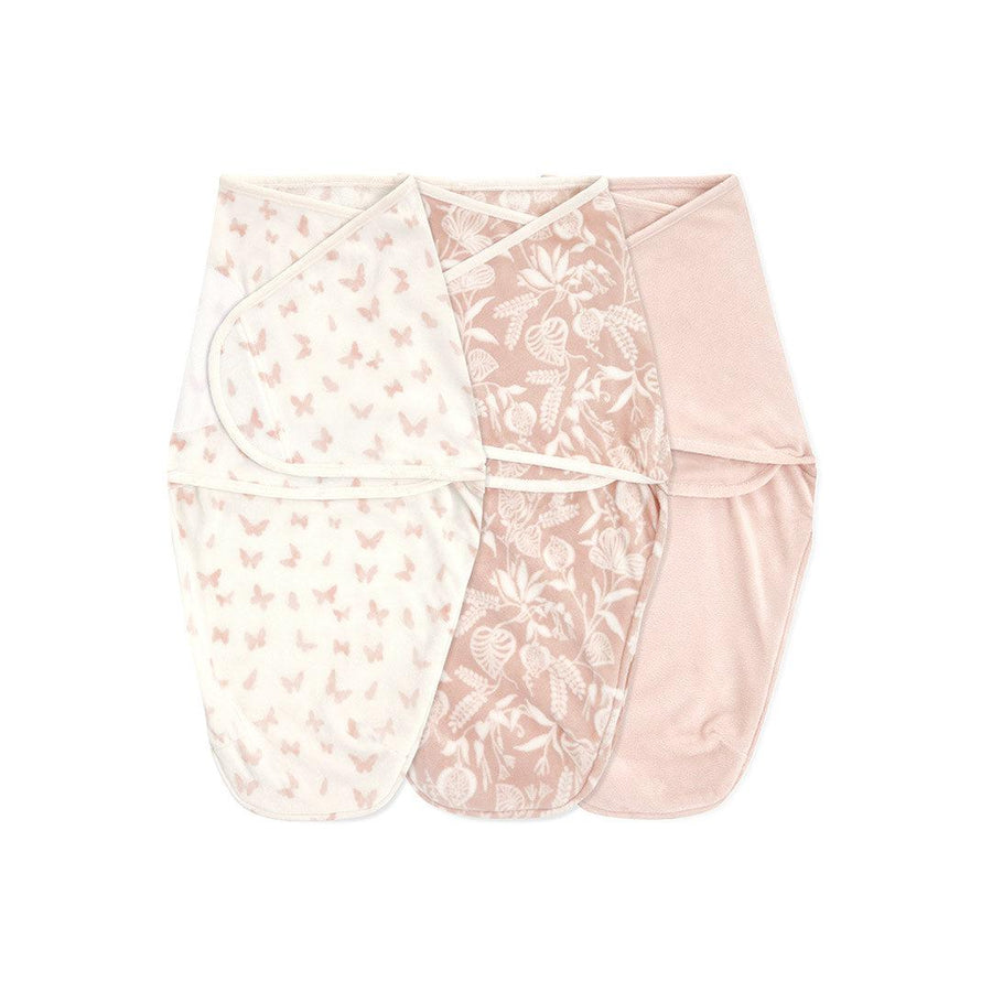 aden + anais Essentials Easy Swaddle Wrap 1.5 TOG - 3 Pack - Garden-Shaped Swaddles-Garden-0-3m | Natural Baby Shower