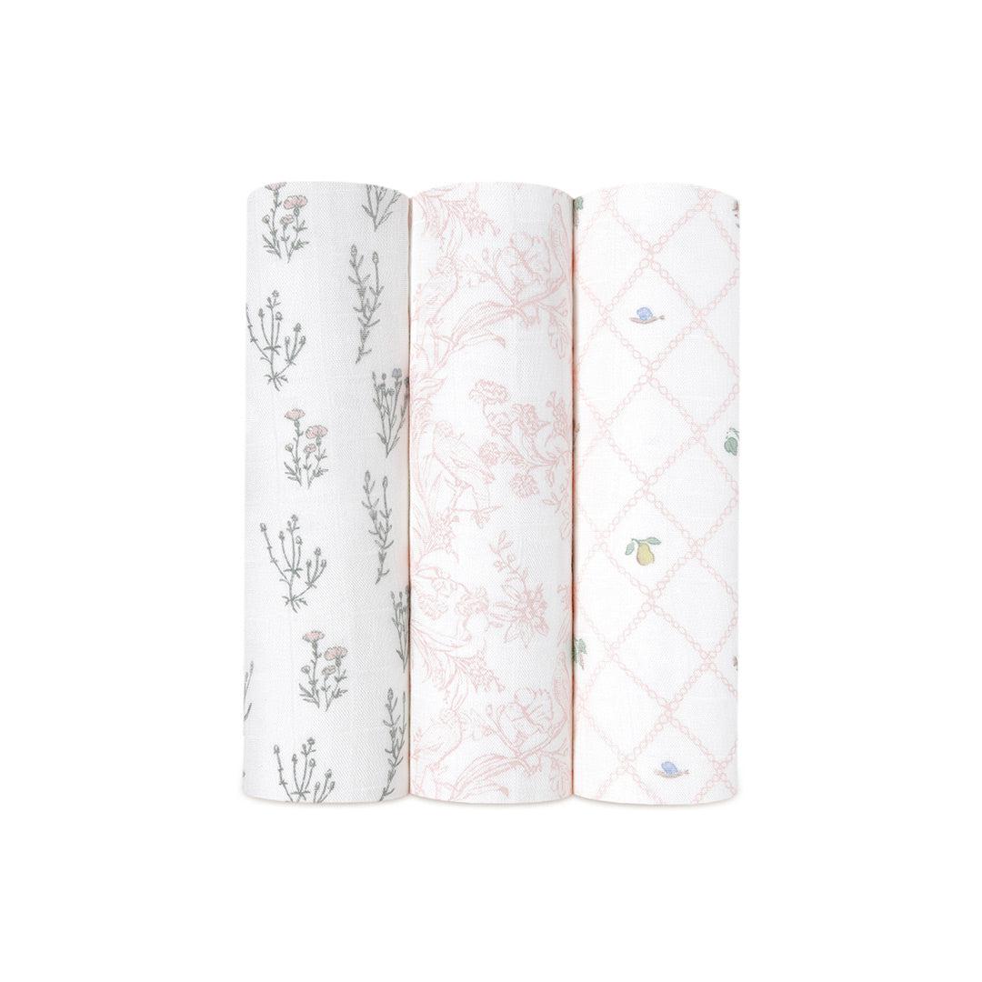 aden anais Large Silky Soft Swaddles Pack French Floral