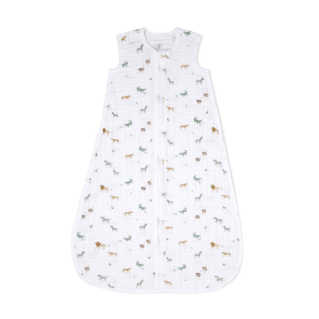 aden + anais Organic Cotton Muslin Light Sleeping Bag 1.0 Tog - Safari Dreams-Sleeping Bags-Safari Dreams-0-6m | Natural Baby Shower