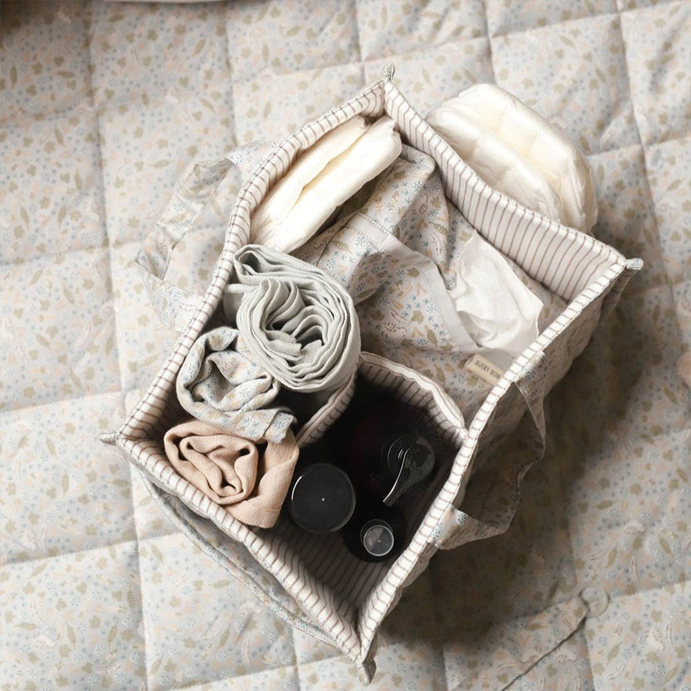 Avery Row Nappy Caddy - Nature Trail-Nappy Laundry + Storage-Nature Trail- | Natural Baby Shower
