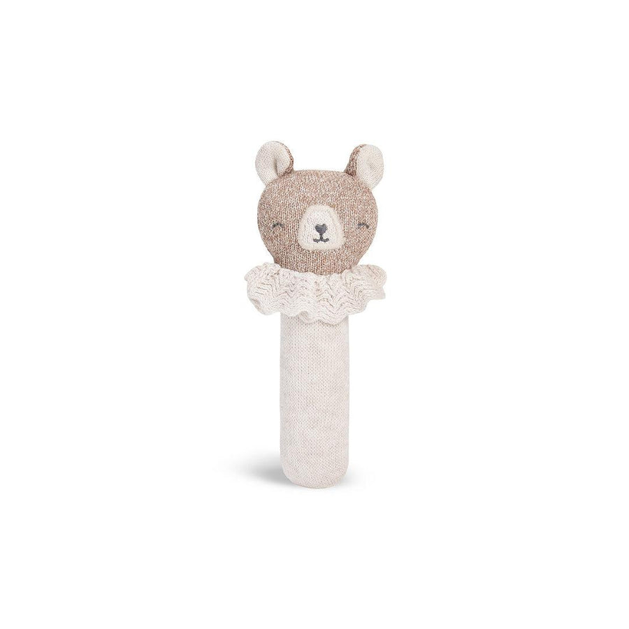 Avery Row Rattle - Brown Bear-Rattles-Brown Bear- | Natural Baby Shower