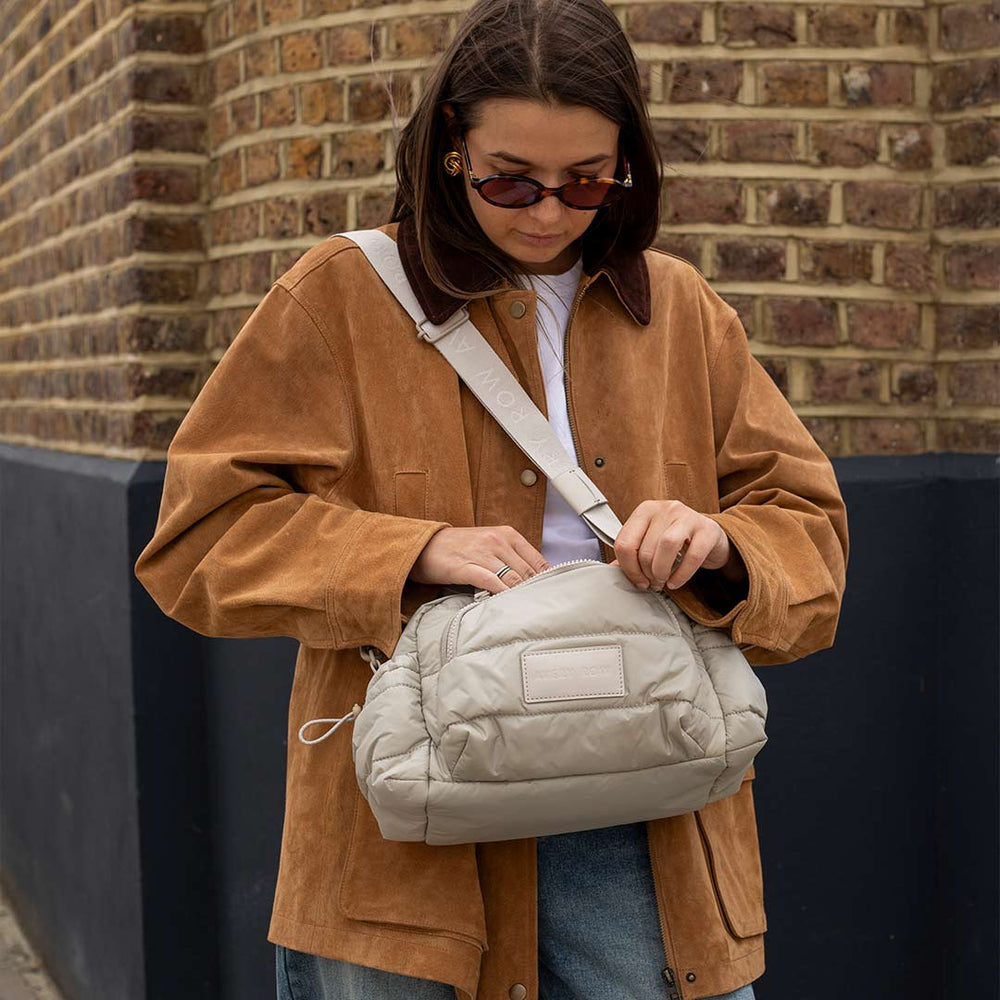 Avery Row Pram Organiser Bag - Oyster-Mini Bags-Oyster- | Natural Baby Shower