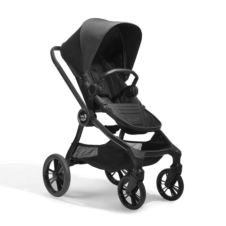 Baby Jogger City Sights Stroller + Belly Bar - Rich Black-Strollers-Rich Black- | Natural Baby Shower