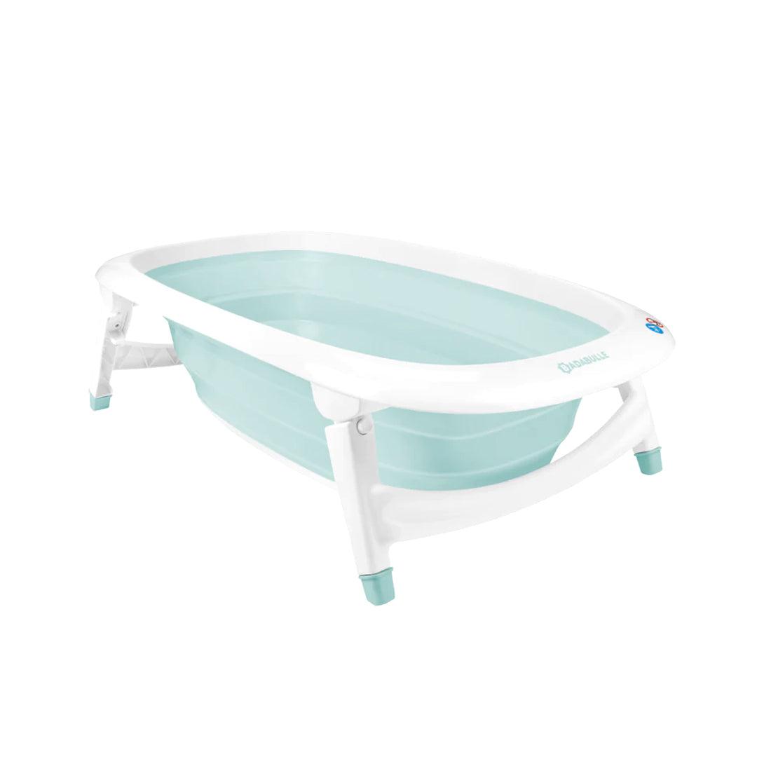 Badabulle Piscinetta Per Bagnetto Blu – Compatta, Salvaspazio, Con Tappo Di Svuotamento - 5