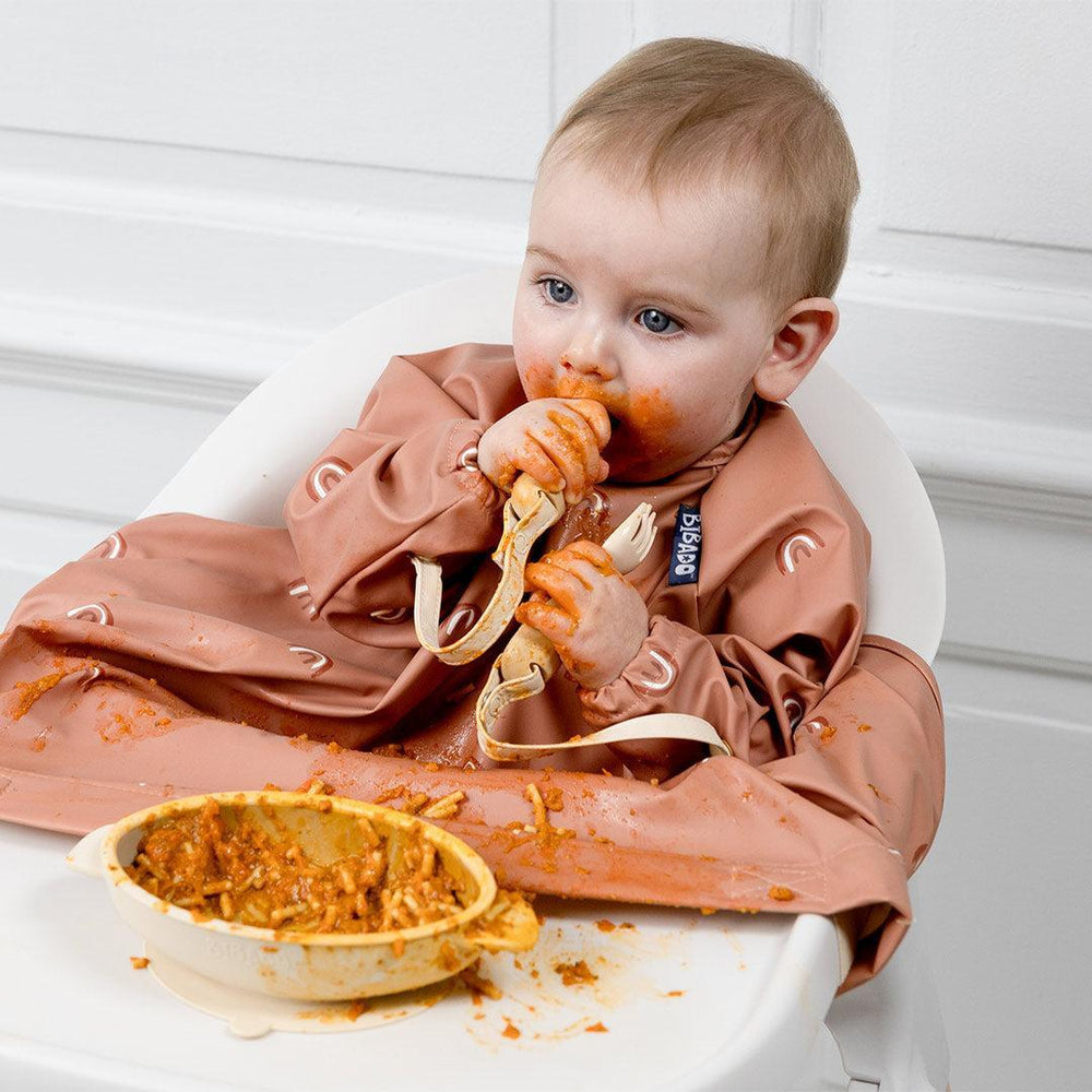 Bibado Handi No Drop Baby Cutlery - Fawn-Cutlery-Fawn- | Natural Baby Shower