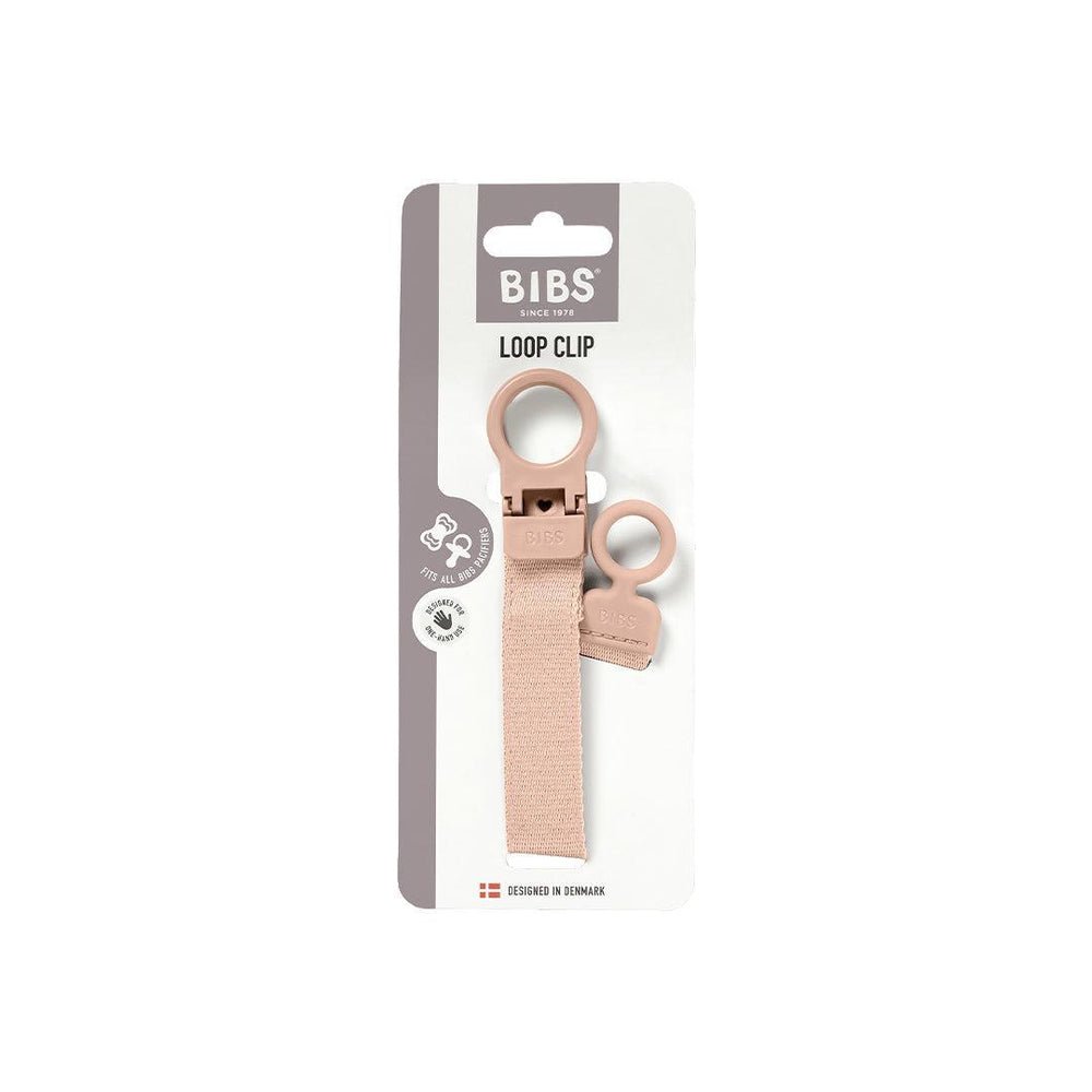 BIBS World BIBS Pacifier Clip Loop - Blush-Pacifier Clips-Blush-One Size | Natural Baby Shower