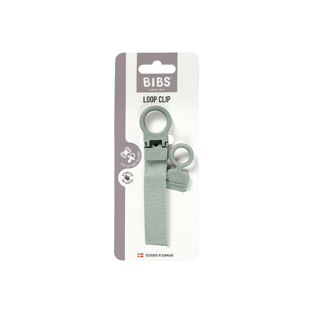 BIBS World BIBS Pacifier Clip Loop - Sage-Pacifier Clips-Sage-One Size | Natural Baby Shower