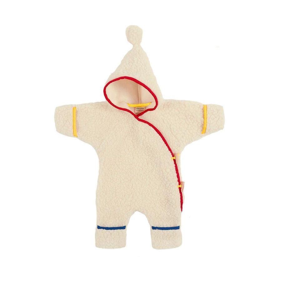 Binibamba BOBO X BINI Merino Snugglesuit - Milk-Snugglesuits-Milk-0-6m | Natural Baby Shower