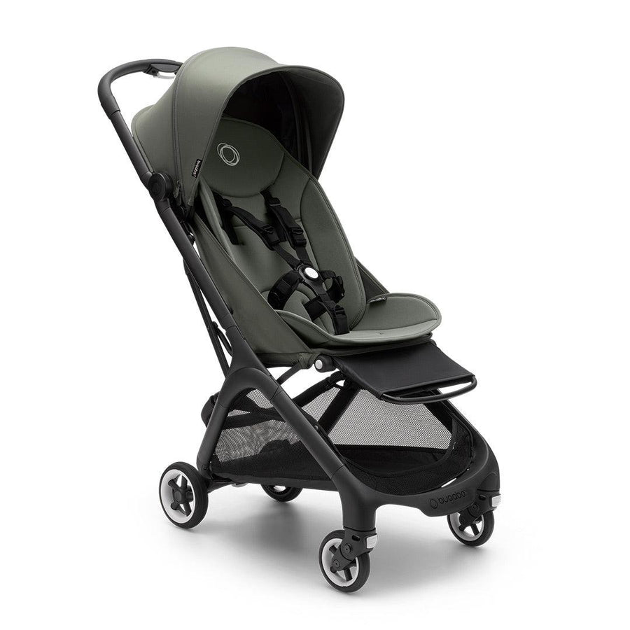 Bugaboo Butterfly Pushchair - Black/Forest Green-Strollers-No Bumper Bar- | Natural Baby Shower