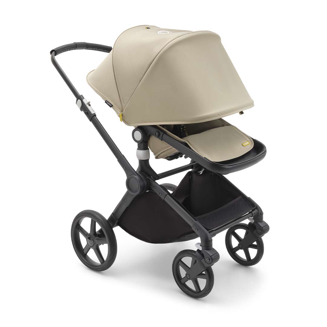 Bugaboo Fox Cub Complete Pushchair + Cloud G Travel System - Desert Beige-Travel Systems-Desert Beige-No Base | Natural Baby Shower