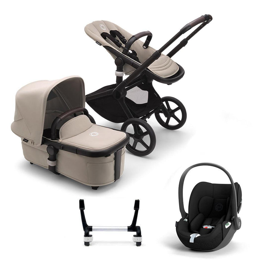 Bugaboo Donkey 5 Complete Mono Pushchair + Cloud T Travel System - Desert Taupe-Travel Systems-No Base- | Natural Baby Shower