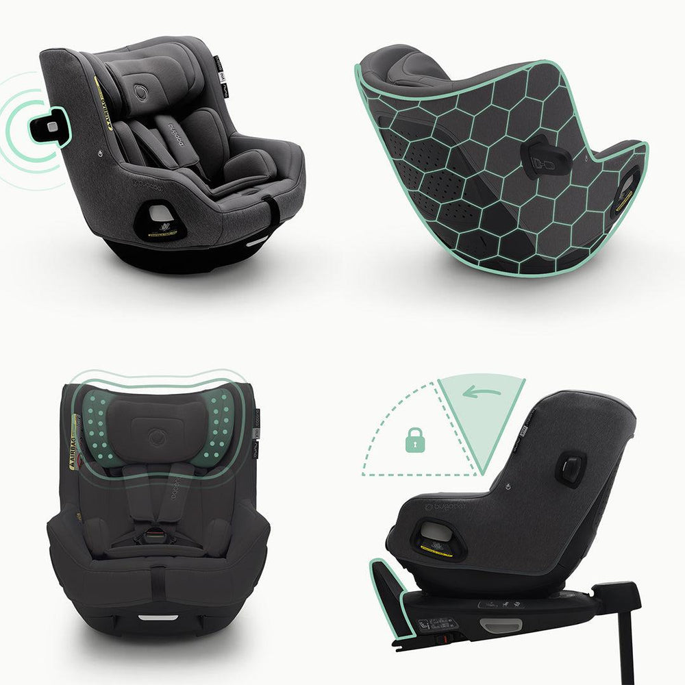 Bugaboo Owl by Nuna Car Seat - Black-Car Seats- | Natural Baby Shower