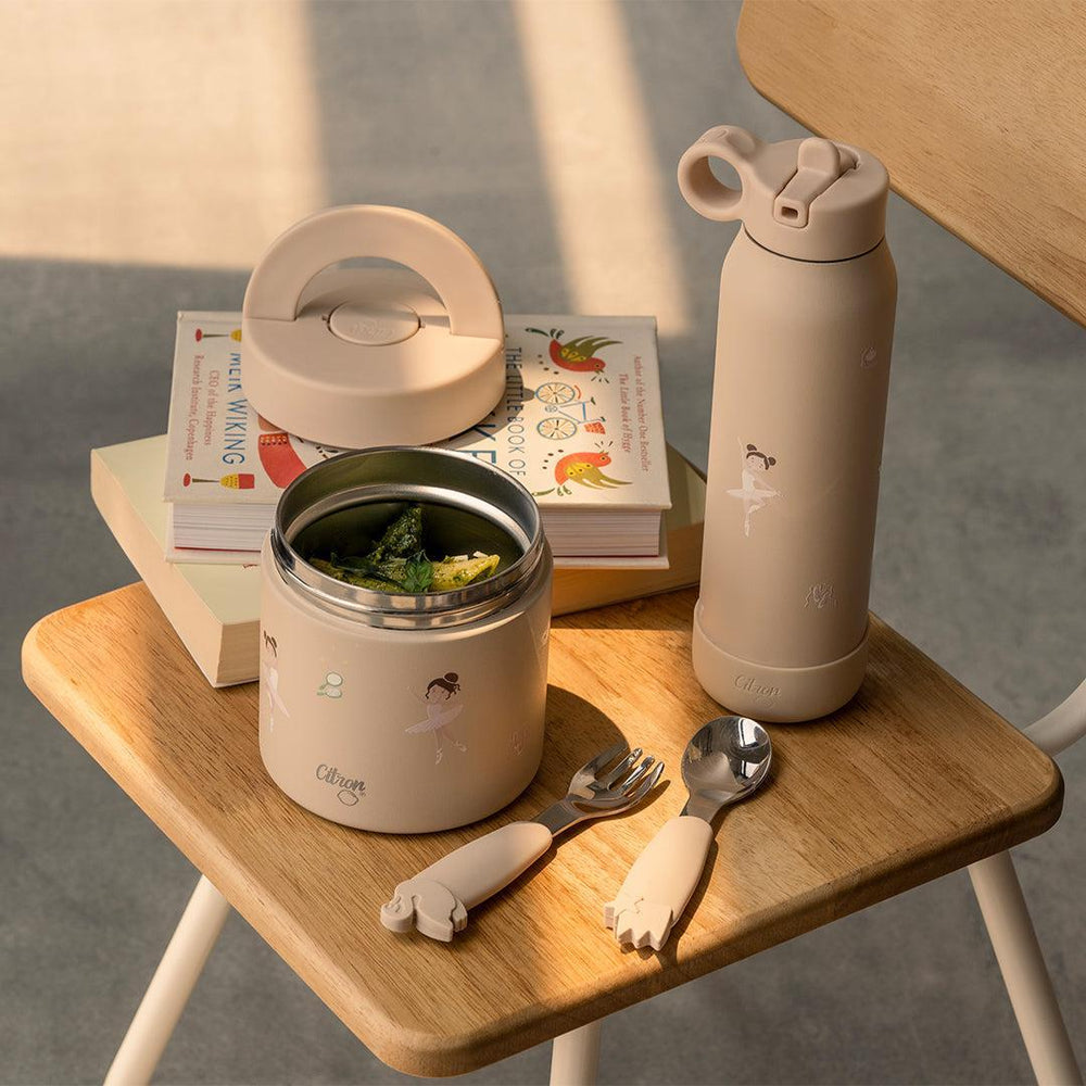 Citron Classic Thermal Food Jar - Ballerina-Food Storage-Ballerina-350ml | Natural Baby Shower