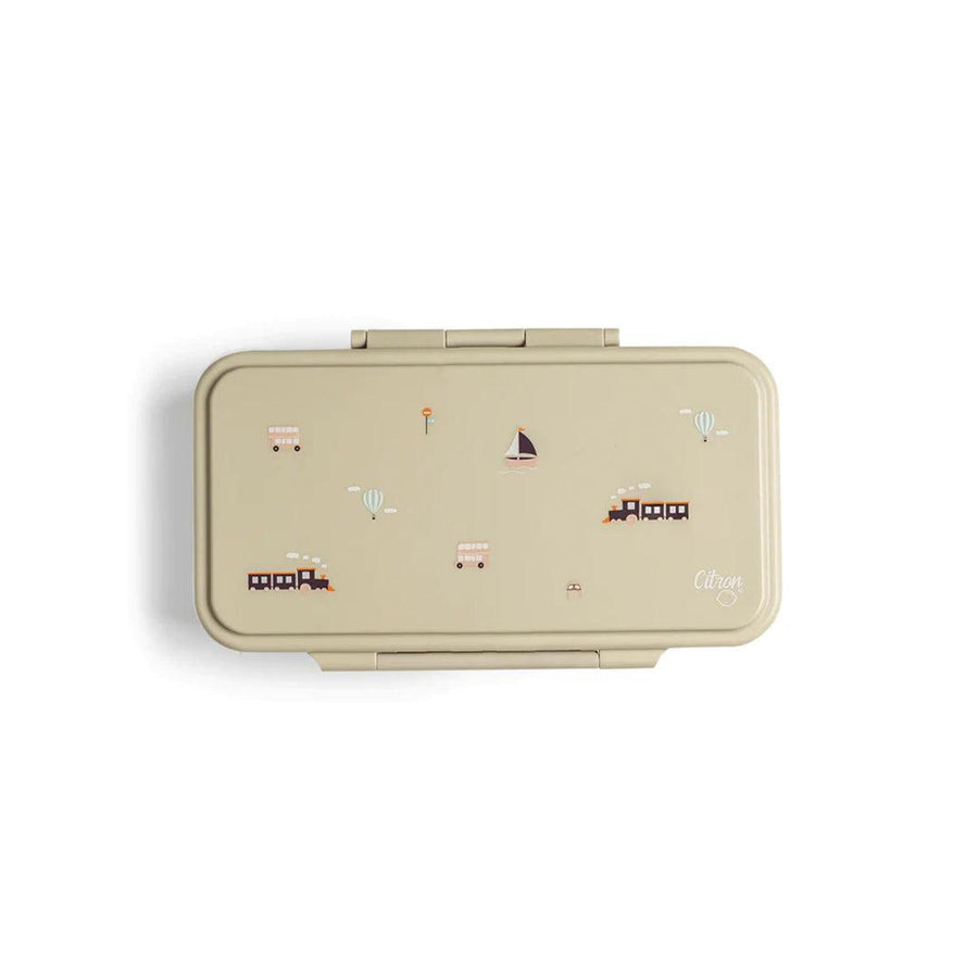 Citron Rectangle Lunchbox - Vehicles-Food Storage-Vehicles- | Natural Baby Shower