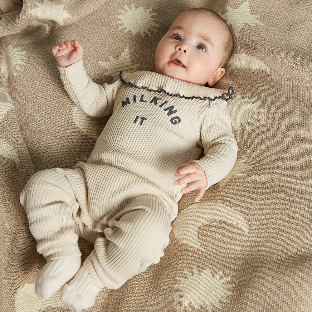 Claude & Co Cozmo Moon Star Neutral Blanket-Blankets-One Size- | Natural Baby Shower