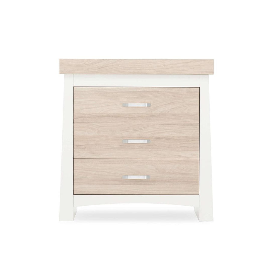 CuddleCo Ada 3-Drawer Dresser - White/Ash-Nursery Sets-White/Ash- | Natural Baby Shower