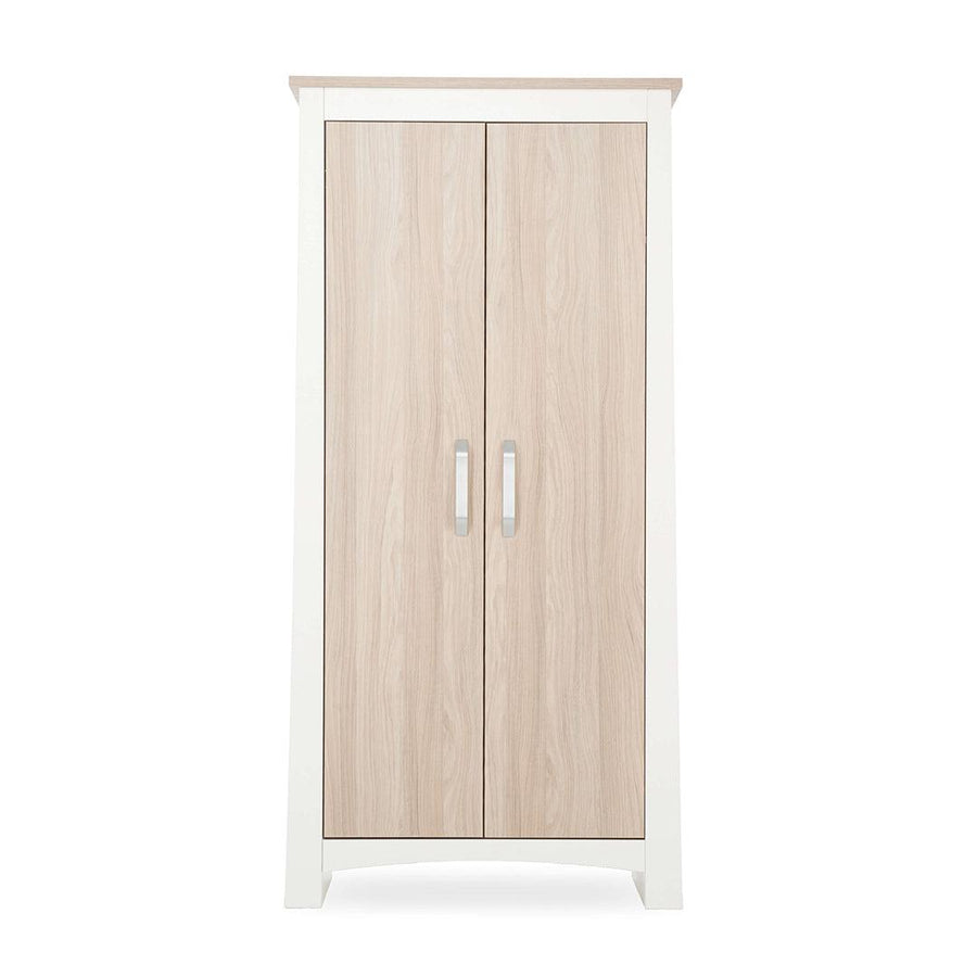 CuddleCo Ada Wardrobe - White/Ash-Wardrobes-White/Ash- | Natural Baby Shower