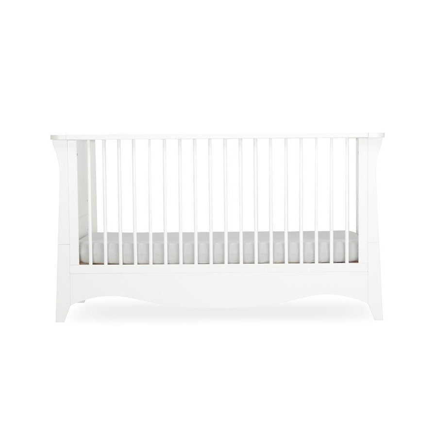 CuddleCo Clara Cot Bed - White-Cot Beds-White-No Mattress | Natural Baby Shower