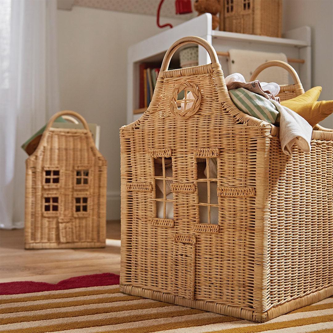 CuddleCo Dutch House Storage Baskets Set of Natural