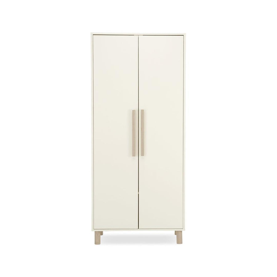 CuddleCo Harper Nursery Wardrobe - Cream & Ash-Wardrobes-Cream & Ash-One Size | Natural Baby Shower