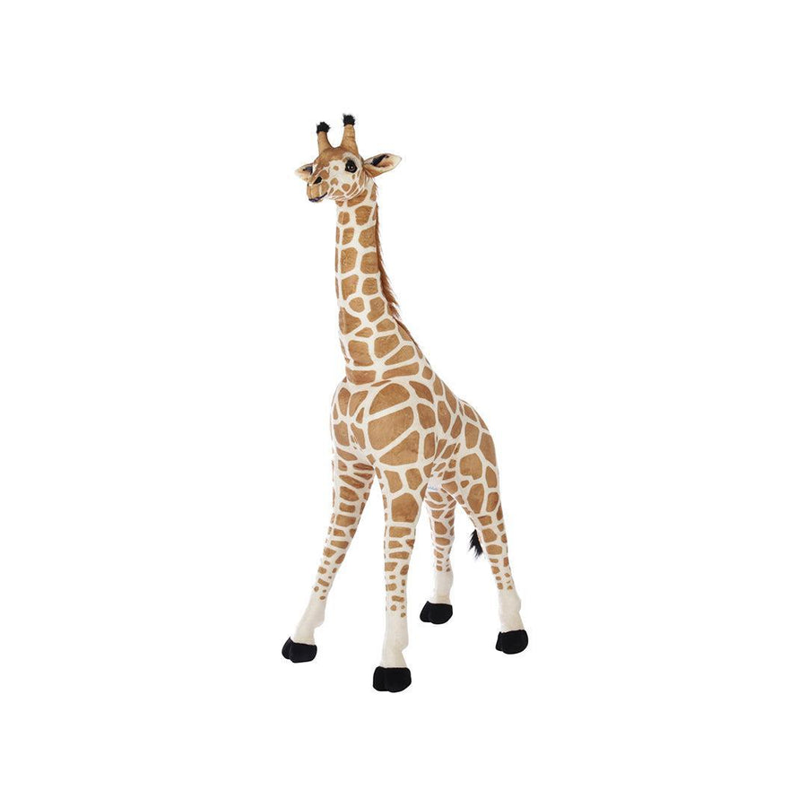 CuddleCo Medium Standing Giraffe Stuffed Animal - Natural-Soft Toys-Natural-One Size | Natural Baby Shower