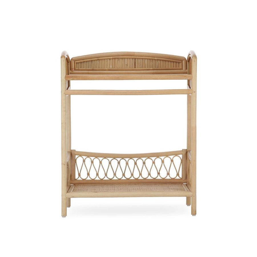 CuddleCo Aria Changer + Hanging Rail - Rattan-Changing Units-Rattan- | Natural Baby Shower