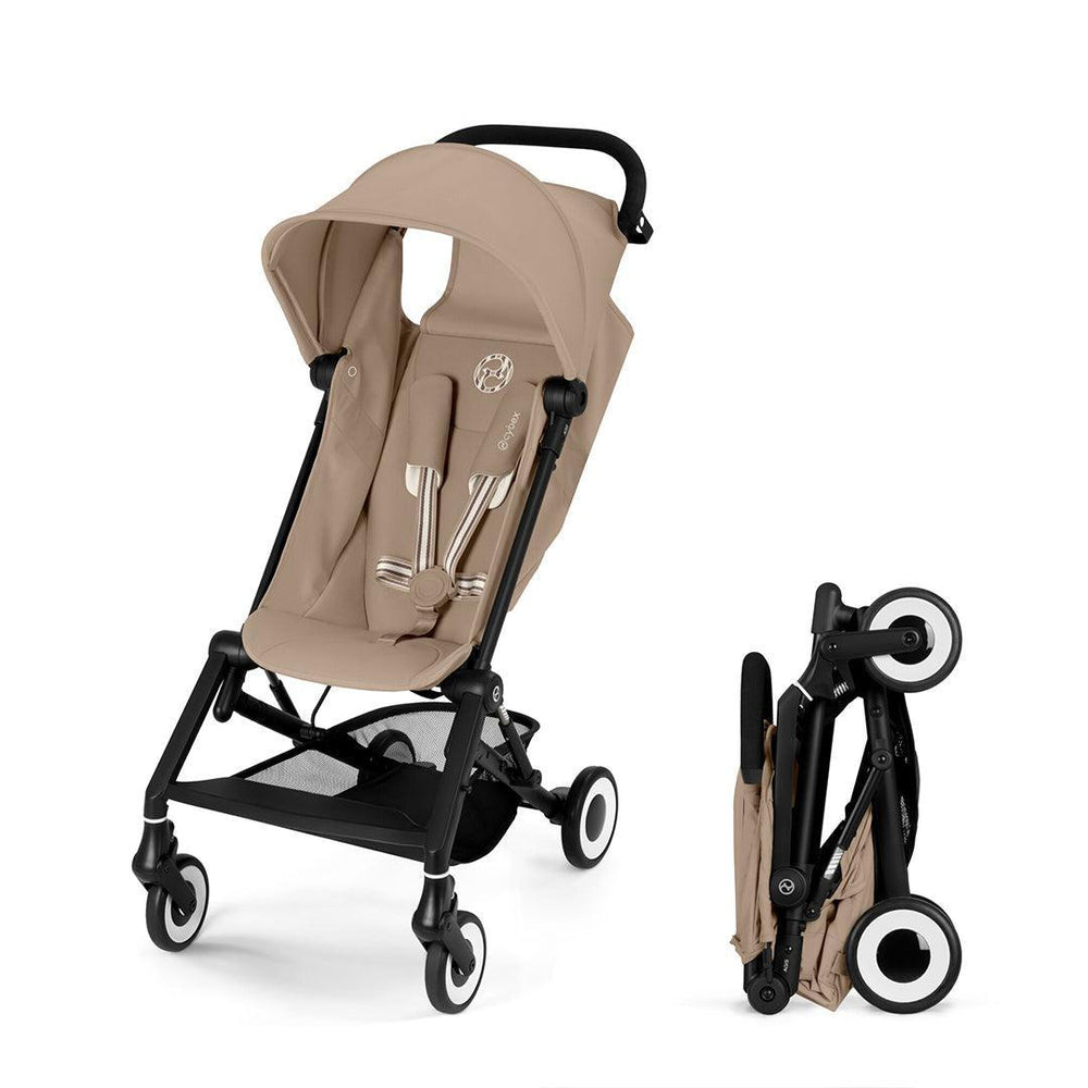 CYBEX Agis Compact Pushchair - Almond Beige-Strollers-Almond Beige- | Natural Baby Shower
