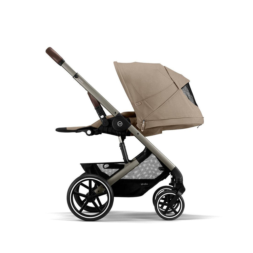 CYBEX Balios S Lux Pushchair - Almond Beige - Taupe-Strollers-Almond Beige-Taupe | Natural Baby Shower