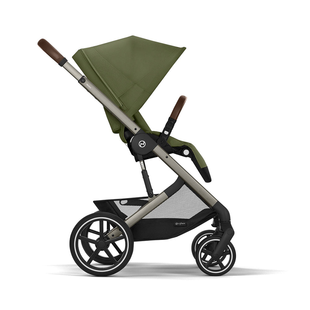 Cybex Balios S Lux Pushchair - Moss Green-Strollers-Moss Green-Khaki-Taupe | Natural Baby Shower