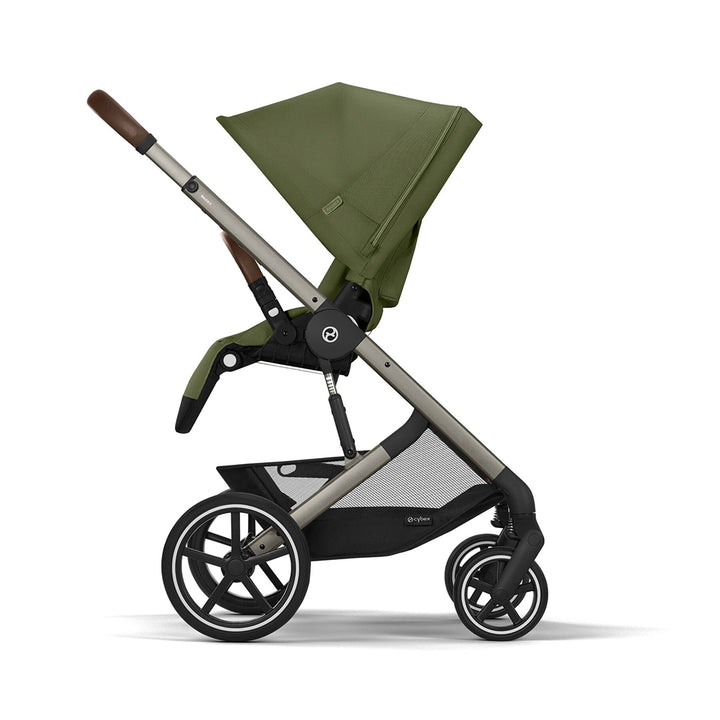 Cybex Balios S Lux Pushchair - Moss Green-Strollers-Moss Green-Khaki-Taupe | Natural Baby Shower