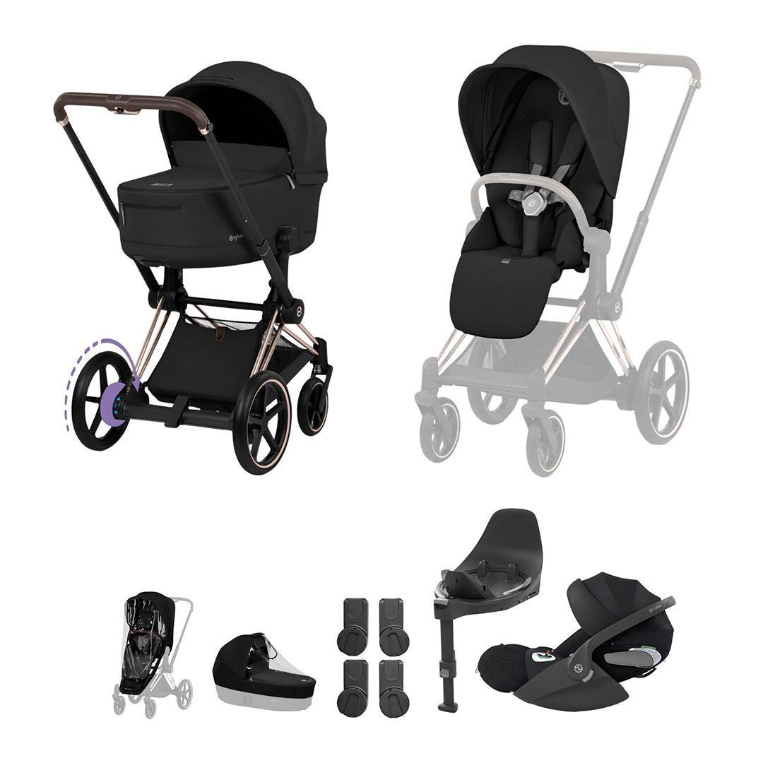 cybex e priam bundle CYBEX e-PRIAM Fold Cot Travel System Bundle