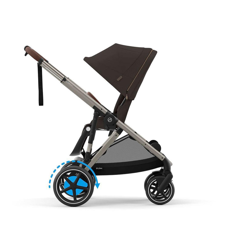 CYBEX eGazelle S Pushchair - Chocolate Brown-Strollers-Chocolate Brown- | Natural Baby Shower