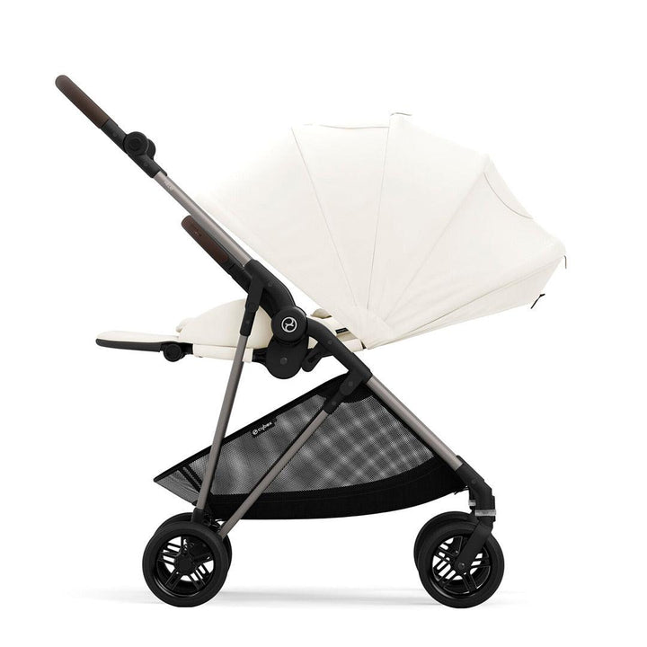 CYBEX Melio Pushchair 2023 - Cotton White-Strollers-Cotton White- | Natural Baby Shower