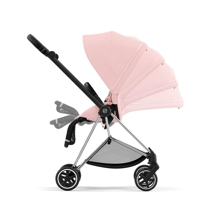 CYBEX Mios Pushchair - Peach Pink-Strollers-Peach Pink/Chrome Black-None | Natural Baby Shower