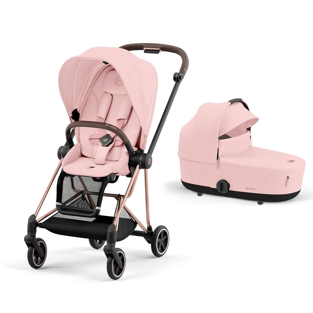 CYBEX Mios Pushchair - Peach Pink-Strollers-Peach Pink/Rose Gold-Lux | Natural Baby Shower