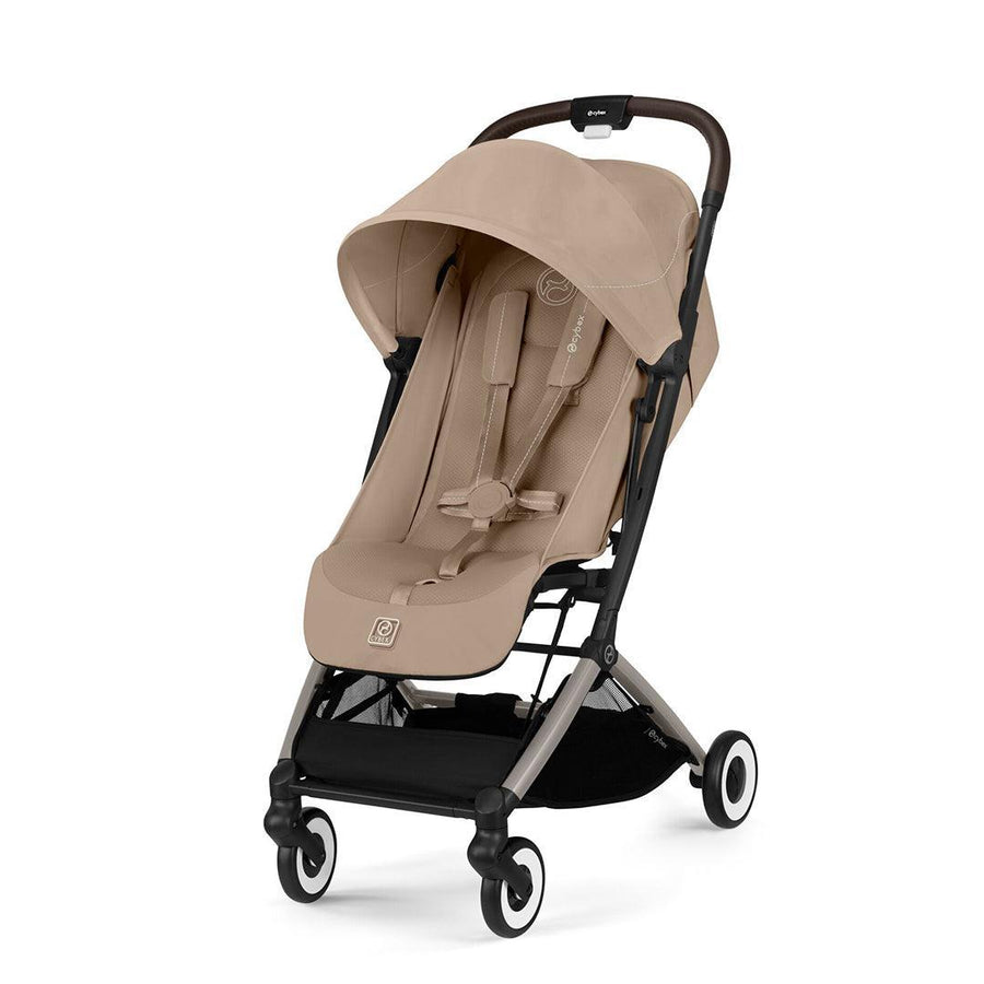CYBEX Orfeo Compact Pushchair - Almond Beige-Strollers-Almond Beige- | Natural Baby Shower