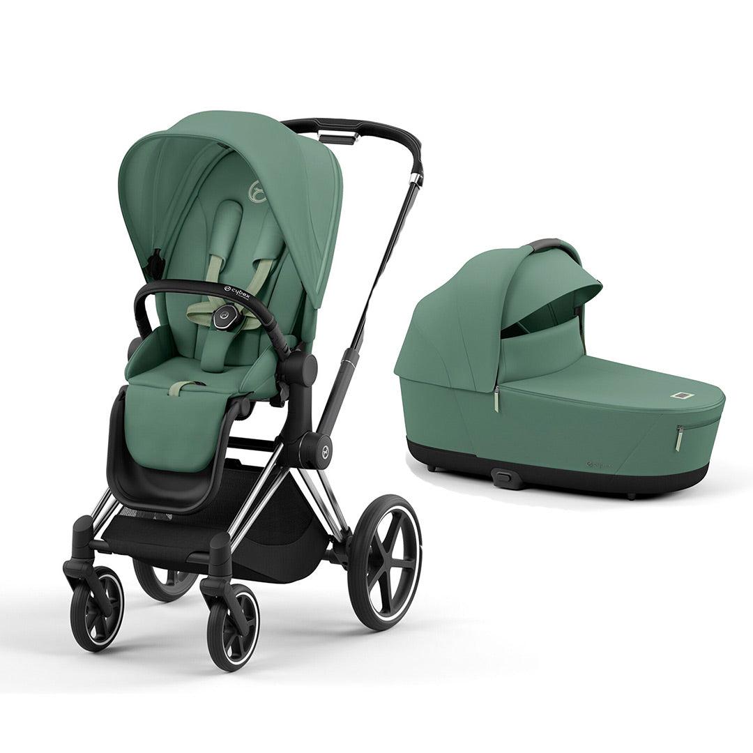 CYBEX Priam Pushchair - Leaf Green-Strollers-Leaf Green/Chrome & Black-Lux Carrycot | Natural Baby Shower