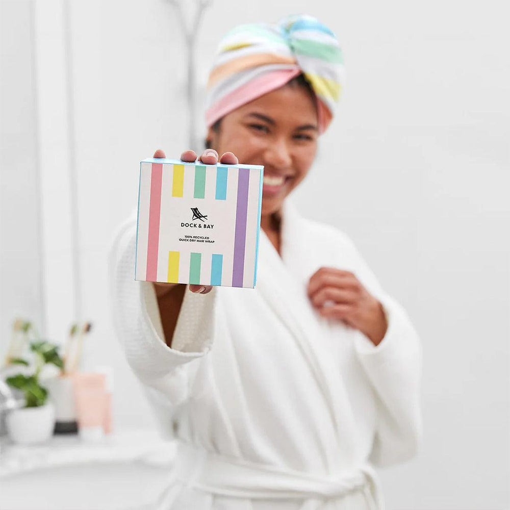 Dock & Bay Hair Wrap - Unicorn Waves-Beach Towels-Unicorn Waves- | Natural Baby Shower