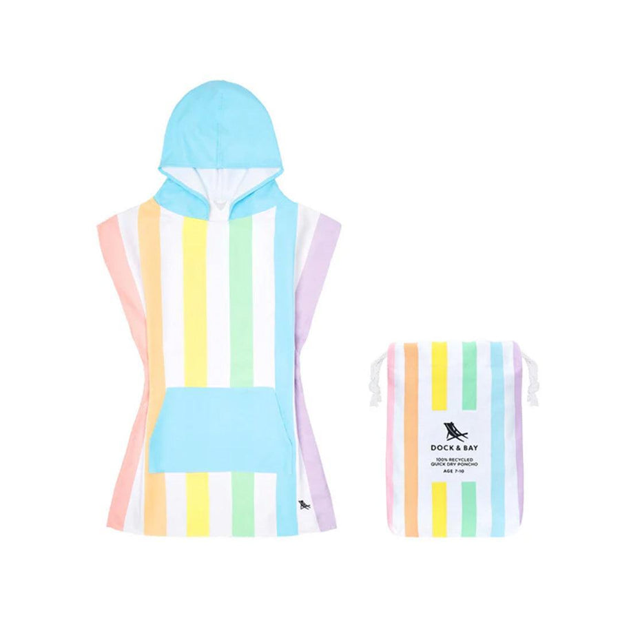 Dock & Bay Kid's Beach Poncho - Unicorn Waves-Ponchos-Unicorn Waves-3-5y | Natural Baby Shower