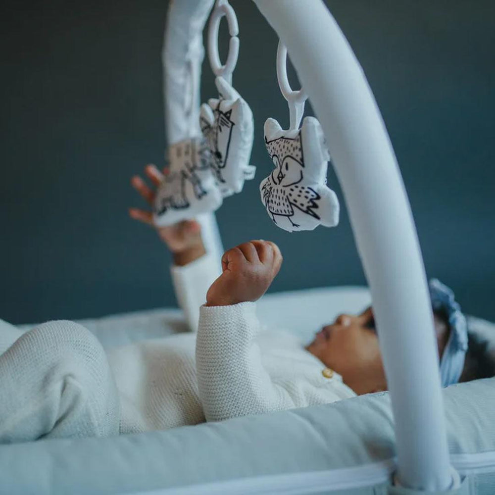 DockATot Deluxe+ Cover - Fog Grey Chambray-Baby Nest Covers-Fog Grey Chambray- | Natural Baby Shower