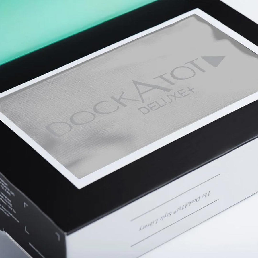 DockATot Deluxe+ Cover - Fog Grey Chambray-Baby Nest Covers-Fog Grey Chambray- | Natural Baby Shower