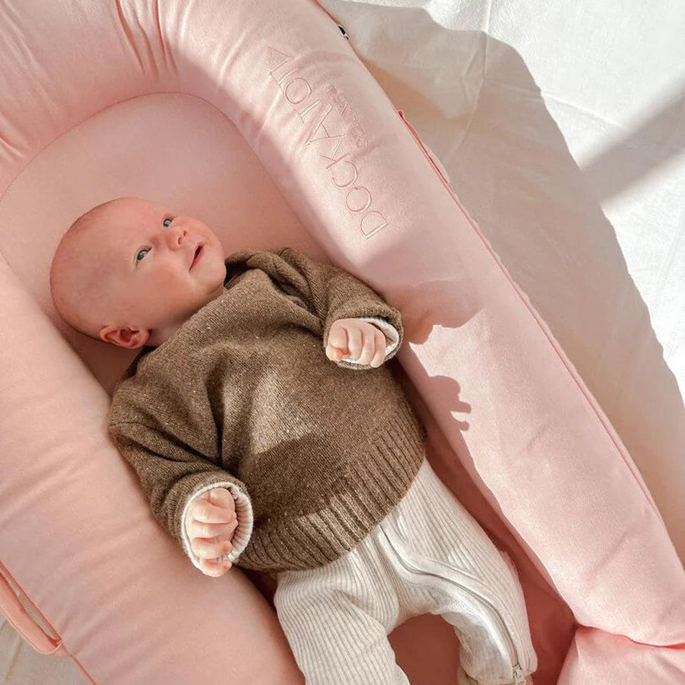 DockATot Deluxe+ Dock - Blossom Chambray-Baby Nests-Blossom Chambray- | Natural Baby Shower