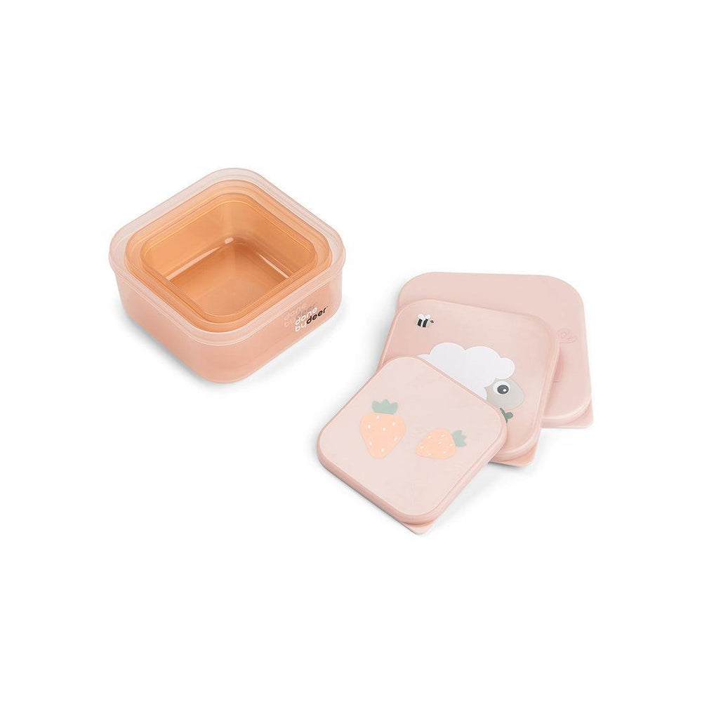 Done By Deer Snack Box Set 3 pcs - Tiny Farm Powder-Food Storage-Tiny Farm Powder- | Natural Baby Shower