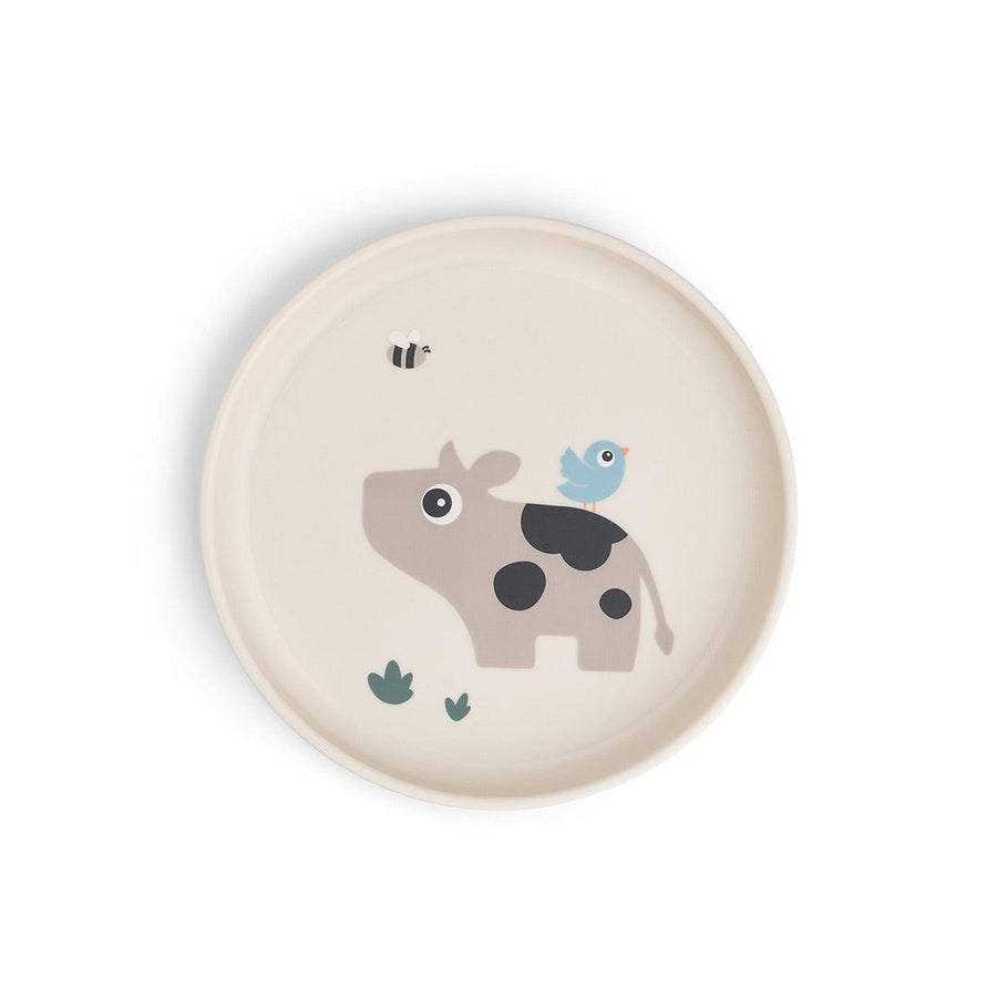 Done By Deer Foodie Plate - Tiny Farm Sand-Plates-Tiny Farm Sand- | Natural Baby Shower